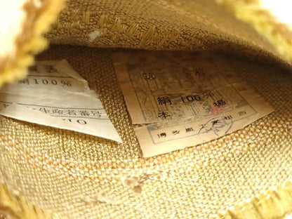平和屋着物●男性　本場筑前博多織　彩好　共箱・証紙付き　角帯　正絹　逸品　CABL9867hy