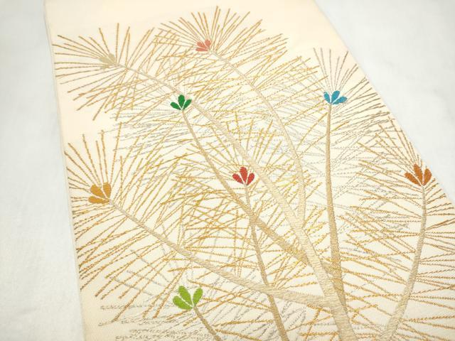 平和屋着物●龍村美術織物　たつむら　六通柄袋帯　慶松錦　金糸　正絹　逸品　CABL9890hy