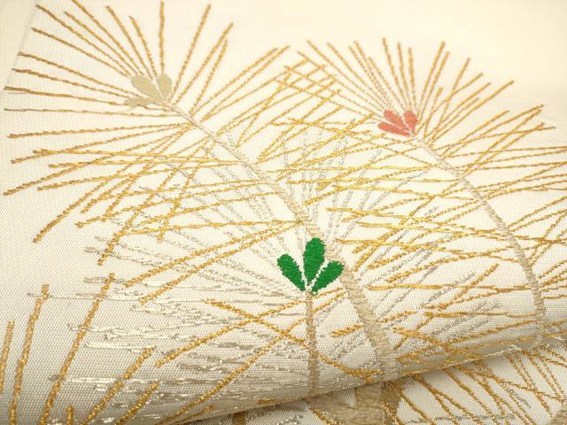 平和屋着物●龍村美術織物　たつむら　六通柄袋帯　慶松錦　金糸　正絹　逸品　CABL9890hy