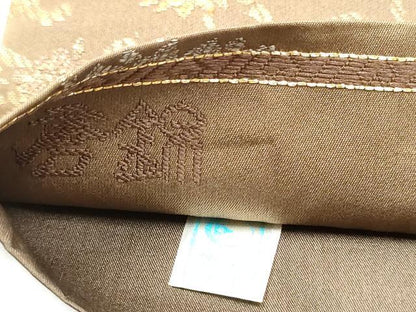 平和屋着物●六通柄袋帯　唐錦　裂取唐草華文　鈴乃屋扱い　正絹　逸品　CABL9893hy