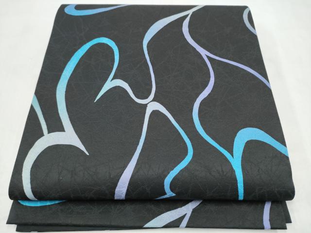 平和屋着物●BANKAN　わものや　全通柄袋帯　抽象文様　正絹　逸品　CABL9907hy