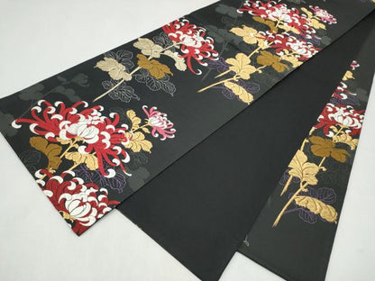 平和屋着物●六通柄袋帯　唐織　乱菊　金糸　正絹　逸品　CABL9915hy