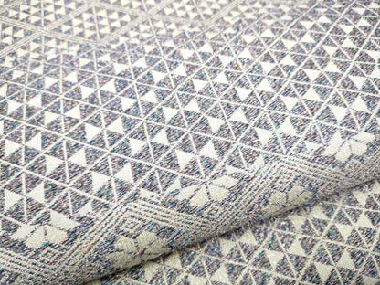 平和屋着物●全通柄袋帯　花菱文　正絹　逸品　CABL9922hy