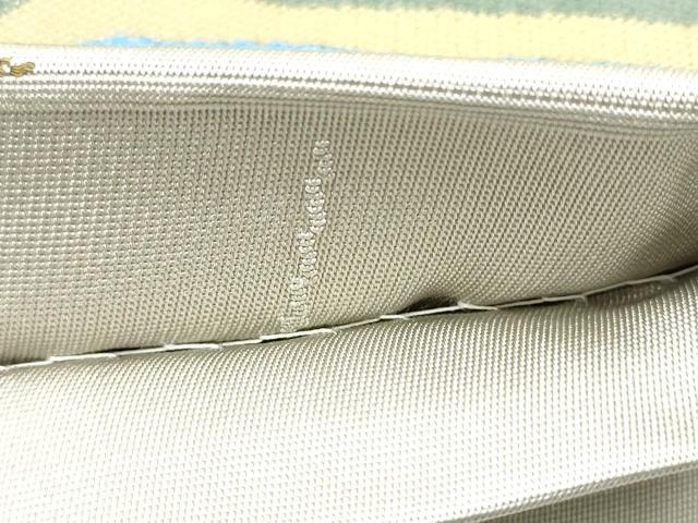 平和屋着物●世界的人形師　辻村寿三郎　ジュサブロー　六通柄袋帯　舞桜文　金糸　正絹　逸品　CABL9932hy