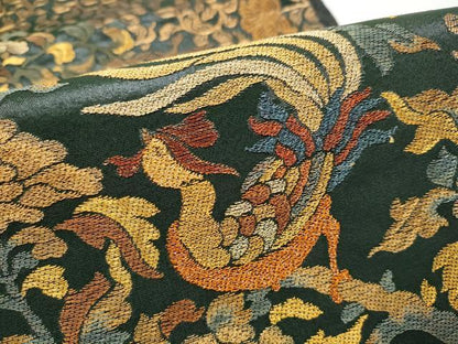平和屋着物●紋屋井関　御寮織　六通柄袋帯　花鳥文　金糸　正絹　逸品　CABL9944hy