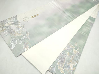 平和屋着物●金彩友禅　卓越技能者・名工・和田光正　六通柄袋帯　唐草文　京金彩　正絹　逸品　CABL9947hy