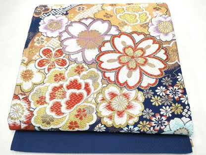 平和屋着物●西陣　大光謹製　六通柄袋帯　舞花文　証紙付き　逸品　未使用　CABL9951hy