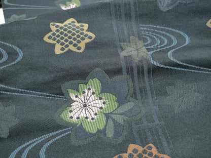 平和屋着物●全通柄　京袋帯　流水花文　CABL9956hy