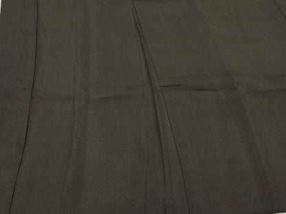 平和屋着物＃男性　長羽織　黒紋付き　正絹　逸品　CABM0001in