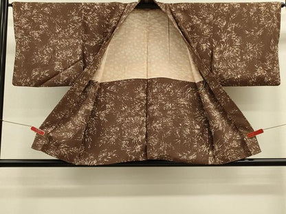 平和屋着物＃羽織　ろうけつ染め　枝葉文　正絹　逸品　CABM0048in