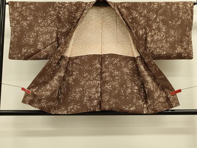 平和屋着物＃羽織　ろうけつ染め　枝葉文　正絹　逸品　CABM0048in