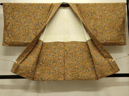 平和屋着物＃羽織　更紗花文　正絹　逸品　CABM0081in