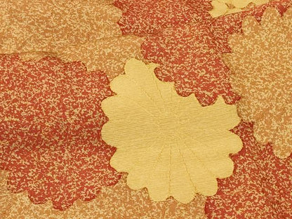平和屋着物＃羽織　地紋起こし　菊文　正絹　逸品　CABM0093in