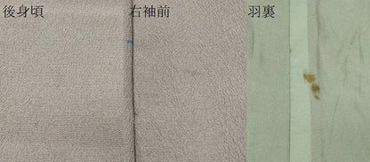 平和屋着物＃道中着　単衣　簪花文　ロング丈　正絹　逸品　CABM0119in