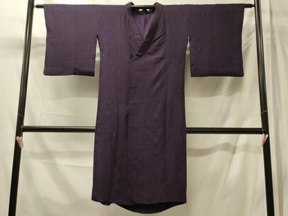 平和屋着物＃道行コート　紗綾形文様　ロング丈　正絹　逸品　CABM0175in