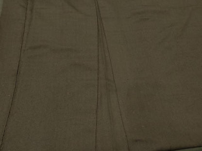 平和屋着物＃男性　長羽織　紬地　黒地　正絹　逸品　CABM0190in