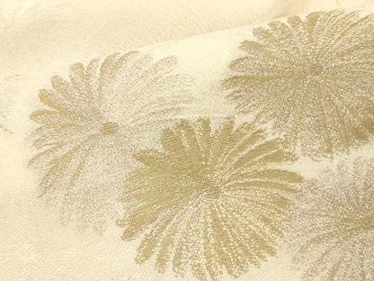 平和屋着物＃羽織　寿光織　菊文　金糸　正絹　逸品　未使用　CABM0195in