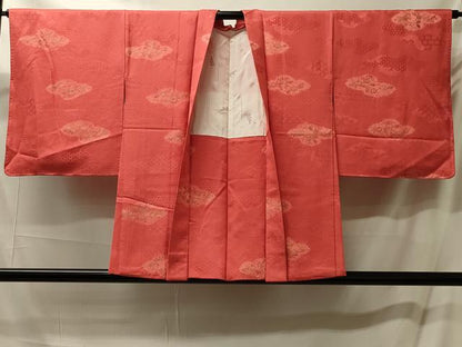 平和屋着物＃羽織　絞り　地紋起こし　雲取り花文　正絹　逸品　未使用　CABM0196in