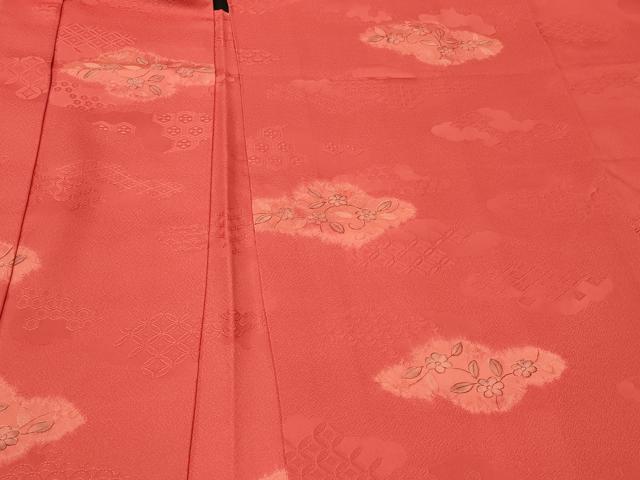 平和屋着物＃羽織　絞り　地紋起こし　雲取り花文　正絹　逸品　未使用　CABM0196in