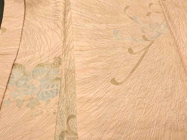 平和屋着物＃羽織　寿光織　乱菊　桐　金銀糸　正絹　逸品　未使用　CABM0206in