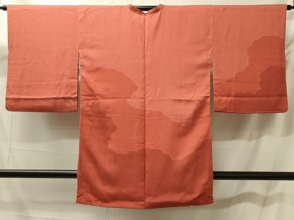 平和屋着物＃道行コート　雲重ね文　ロング丈　正絹　逸品　CABM0208in