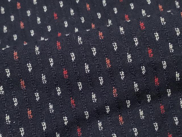 平和屋着物＃久留米絣　和装コート　縞　綿　逸品　CABM0211in