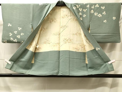 平和屋着物＃羽織　総絞り　舞花文　正絹　逸品　CABM0218in