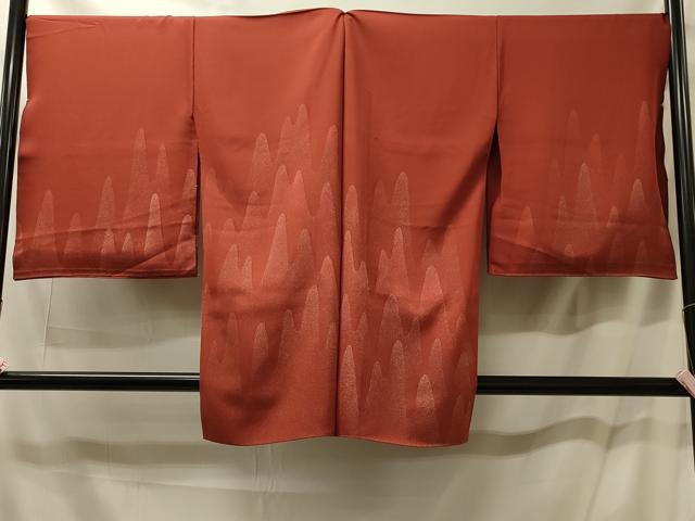 平和屋着物＃羽織　仮絵羽　霞文　正絹　逸品　未使用　CABM0220in
