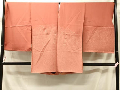 平和屋着物＃羽織　仮絵羽　刺繍　枝葉文　正絹　逸品　未使用　CABM0221in