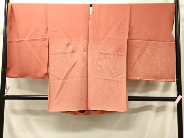 平和屋着物＃羽織　仮絵羽　刺繍　枝葉文　正絹　逸品　未使用　CABM0221in