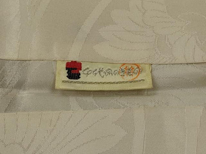 平和屋着物＃羽織　枝花文　黒地　正絹　逸品　CABM0224in