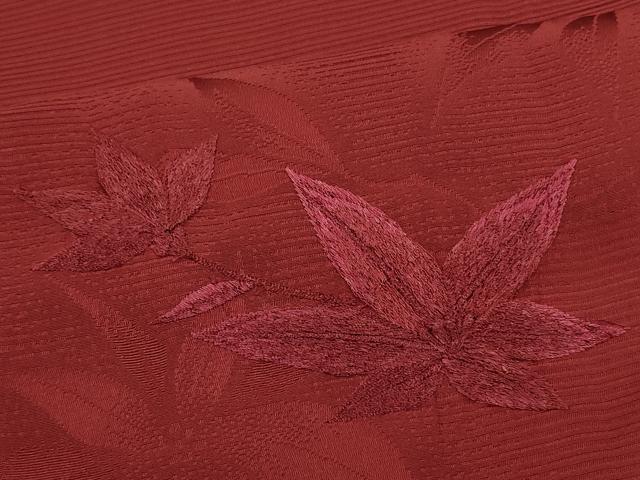 平和屋着物＃羽織　刺繍　枝葉文　正絹　逸品　未使用　CABM0228in