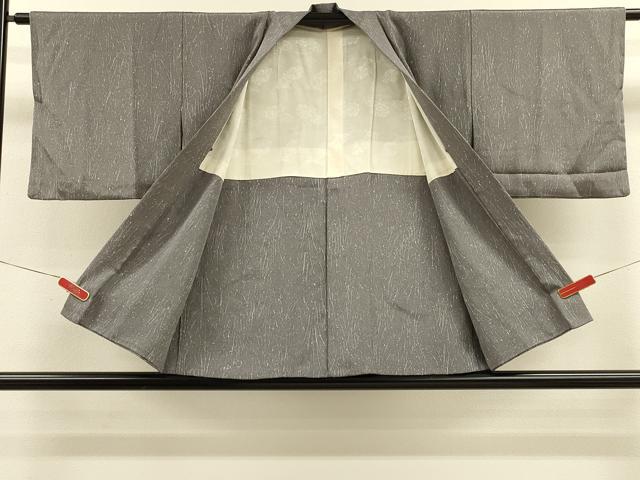平和屋着物＃羽織　ろうけつ染め　草葉文　正絹　逸品　CABM0242in