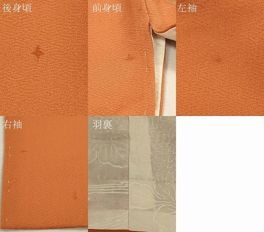 平和屋着物＃道行コート　寿光織　枝葉文　金銀糸　正絹　逸品　未使用　CABM0251in