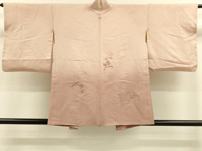 平和屋着物＃羽織　総刺繍　枝葉文　暈し染め　正絹　逸品　CABM0254in