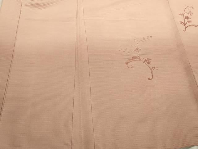 平和屋着物＃羽織　総刺繍　枝葉文　暈し染め　正絹　逸品　CABM0254in
