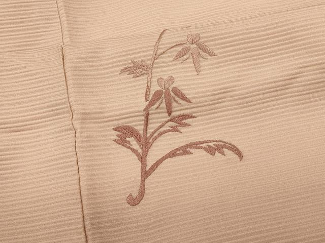 平和屋着物＃羽織　総刺繍　枝葉文　暈し染め　正絹　逸品　CABM0254in