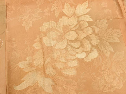 平和屋着物＃羽織　地紋起こし　草花文　暈し染め　正絹　逸品　CABM0256in