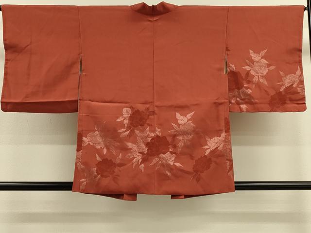 平和屋着物＃羽織　薔薇　バラ　銀糸　正絹　逸品　CABM0258in