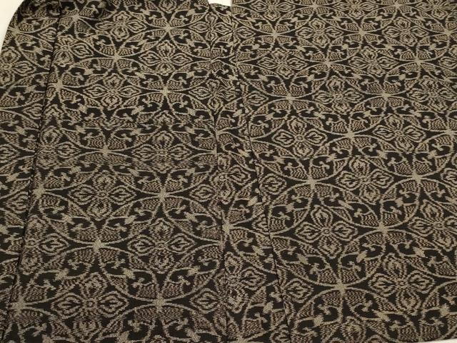 平和屋着物＃本場大島紬　羽織　七宝花文　正絹　逸品　CABM0259in