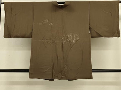 平和屋着物＃羽織　人物風景文　正絹　逸品　CABM0262in