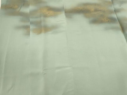 平和屋着物＃道行コート　作家物　霞文　暈し染め　金彩　正絹　逸品　CABM0263in