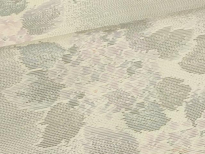 平和屋着物＃本場大島紬　羽織　白大島　紫陽花　あじさい　正絹　逸品　CABM0265in