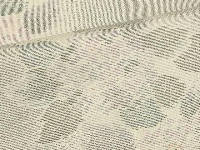 平和屋着物＃本場大島紬　羽織　白大島　紫陽花　あじさい　正絹　逸品　CABM0265in