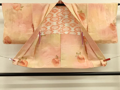 平和屋着物＃羽織　地紋起こし　草花文　暈し染め　正絹　逸品　未使用　CABM0282in