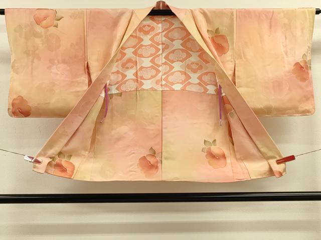 平和屋着物＃羽織　地紋起こし　草花文　暈し染め　正絹　逸品　未使用　CABM0282in