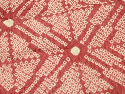 平和屋着物＃羽織　総絞り　雲取り菱文　正絹　逸品　CABM0335in