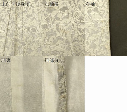 平和屋着物＃羽織　草花文　CABM0349in