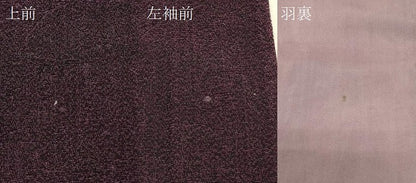 平和屋着物＃道行コート　輪奈ビロード　草花文　ロング丈　正絹　逸品　CABM0362in