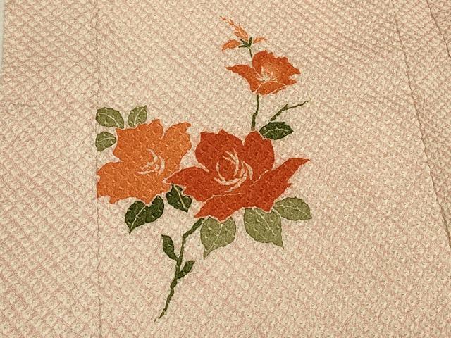 平和屋着物＃羽織　総絞り　枝花文　正絹　逸品　CABM0373in